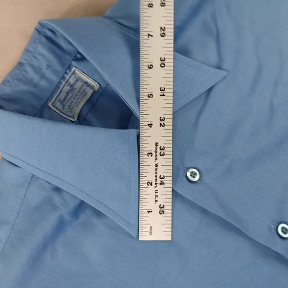 Hampshire House Van Heusen 16 33 Mens Shirt French Cuff True Vintage 22x27 60's - Picture 7 of 15